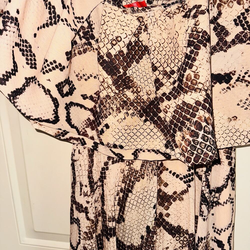 Solace London Rosa Python Snake Print Maxi Dress … - image 3